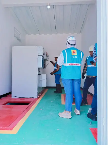 Gardu listrik PLN pelanggan TM