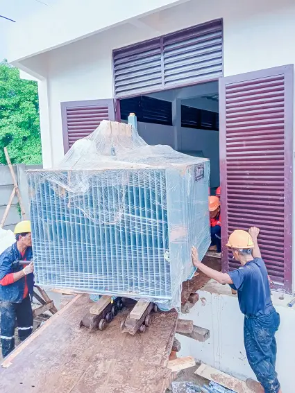 Mobilisasi trafo distribusi gardu pelanggan
